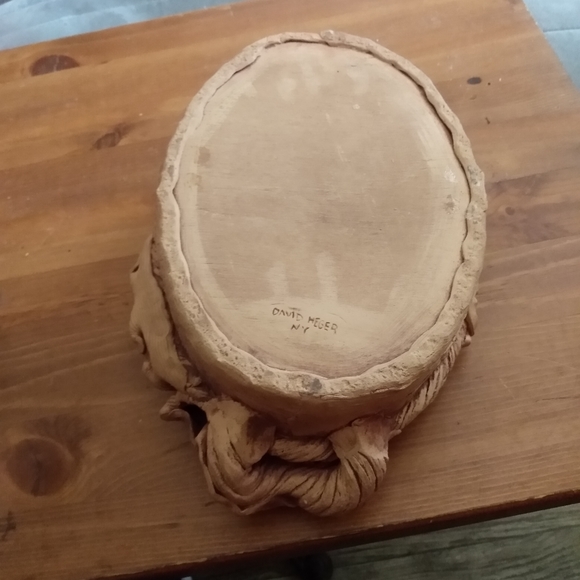 Vintage David Heger Corn Pottery Bowl - Picture 6 of 7